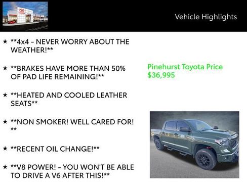 Used 2021 Toyota Tundra 1794 Edition w/ TRD Off-Road Package image 12