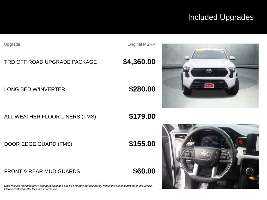 Used 2024 Toyota Tacoma TRD Off-Road w/ TRD Off Road Upgrade Package AWD/4WD image 37