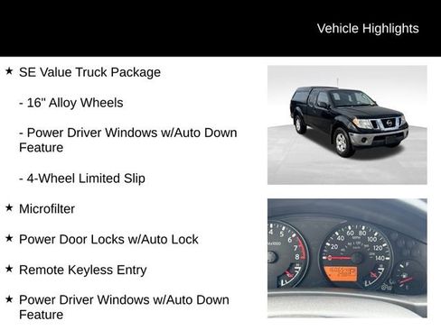 Used 2009 Nissan Frontier SE w/ SE Value Truck Pkg image 12