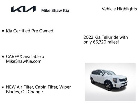 Certified 2022 Kia Telluride EX w/ EX Premium Package FWD image 8