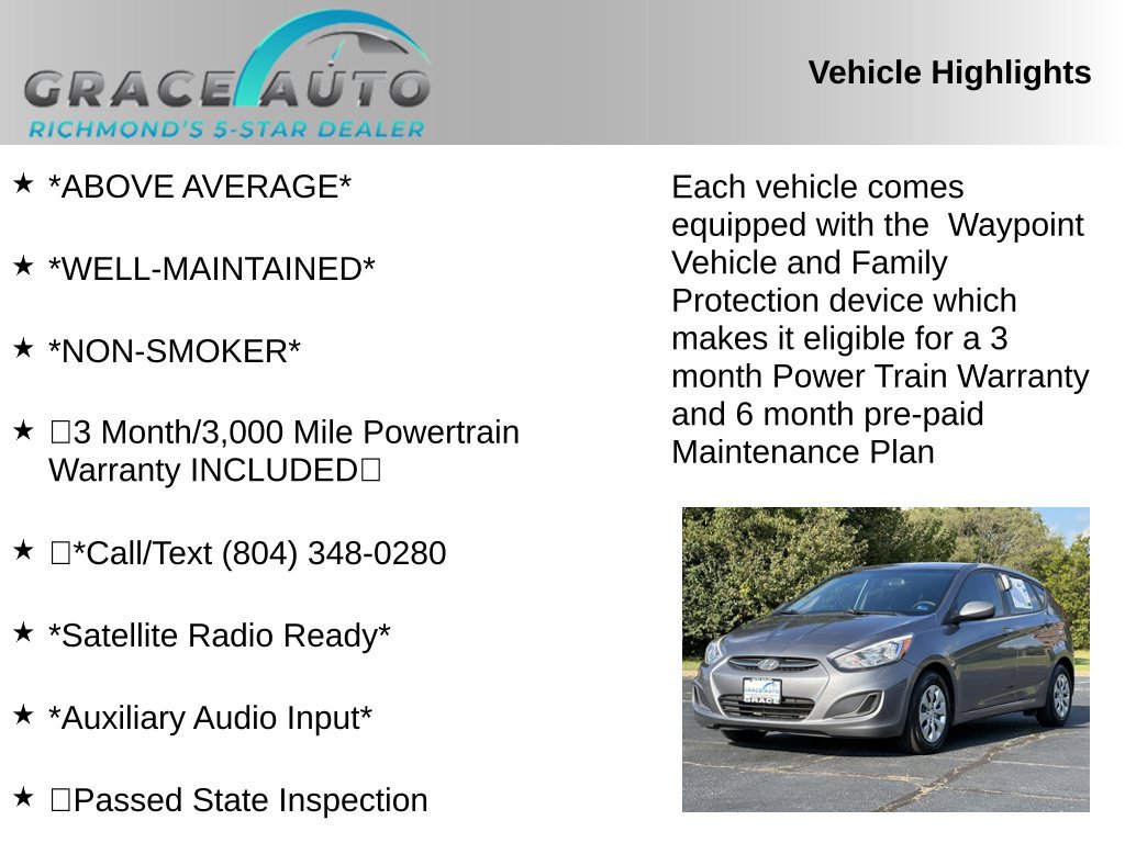 Used 2016 Hyundai Accent SE FWD image 2