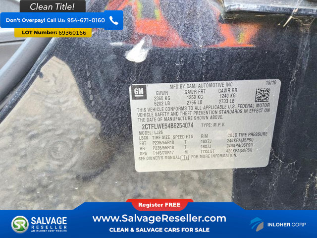 Used 2011 GMC Terrain SLT w/ Cargo Package FWD image 16