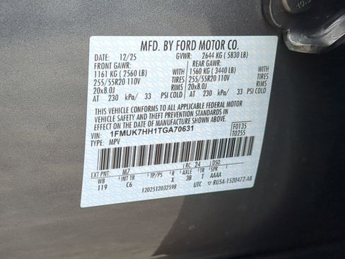 New 2026 Ford Explorer Platinum image 68