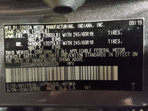 Used 2019 Toyota Highlander LE FWD image 33