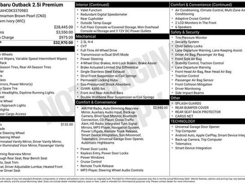 Used 2019 Subaru Outback 2.5i Premium image 15