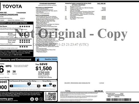 Used 2022 Toyota Sienna XSE w/ XSE Plus Package FWD image 4