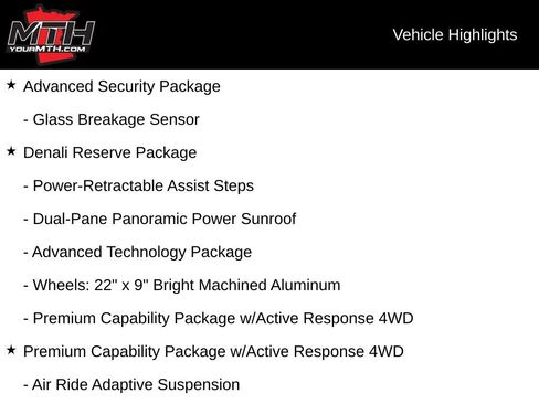 Used 2023 GMC Yukon Denali w/ Denali Reserve Package AWD/4WD image 24