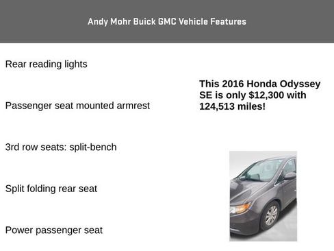 Used 2016 Honda Odyssey SE image 12