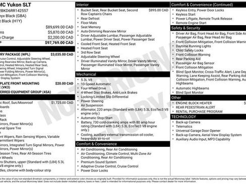 Used 2024 GMC Yukon SLT w/ SLT Luxury Package AWD/4WD image 1