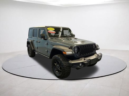Certified 2025 Jeep Wrangler Unlimited Sport S 4xe AWD/4WD image 1