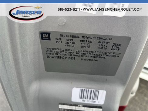 Used 2012 Chevrolet Impala LT w/ LT Sunroof Package image 33