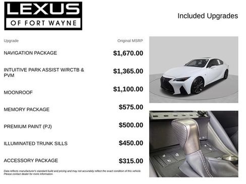 Used 2023 Lexus IS 350 F Sport w/ Navigation Package RWD image 4