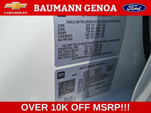 Used 2026 Chevrolet Silverado 1500 RST w/ LPO, Dark Essentials Package AWD/4WD image 27