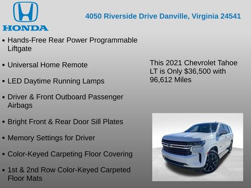 Used 2021 Chevrolet Tahoe LT image 23