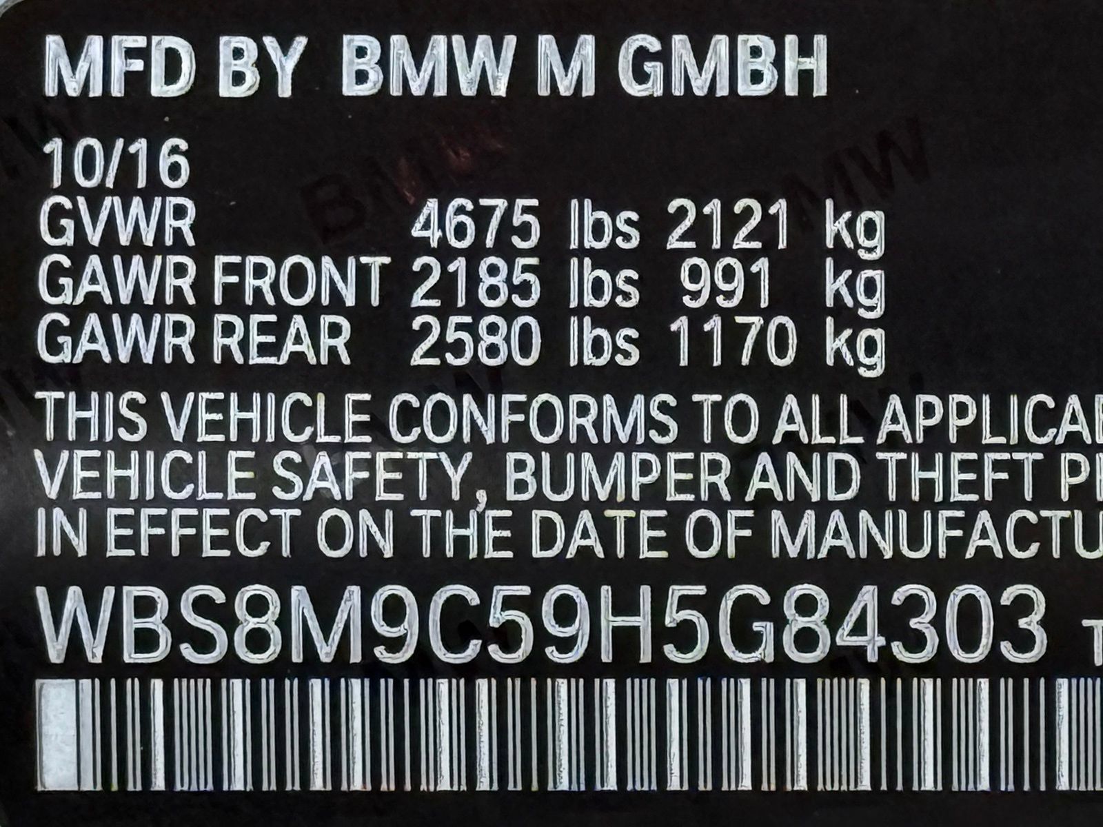 Used 2017 BMW M3 RWD image 50