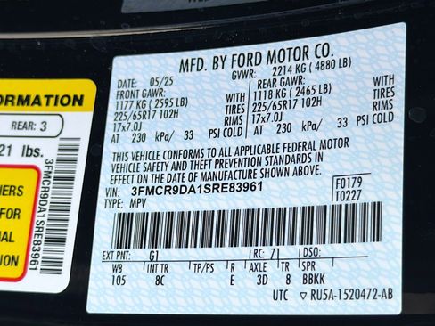 Certified 2025 Ford Bronco Sport Badlands AWD/4WD image 32