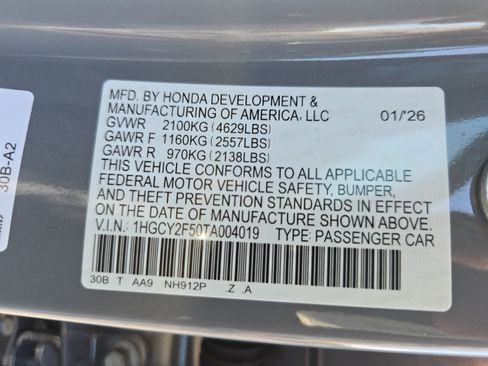 Used 2026 Honda Accord Sport image 34