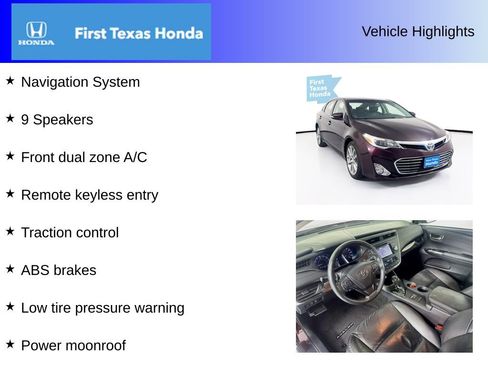 Used 2015 Toyota Avalon XLE Touring image 5