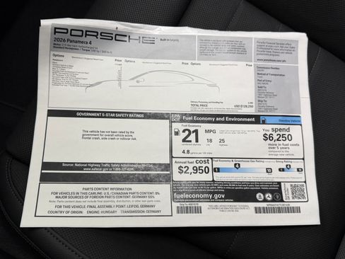 New 2026 Porsche Panamera image 55