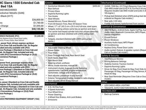 Used 2019 GMC Sierra 1500 4x4 Double Cab w/ Convenience Package image 49