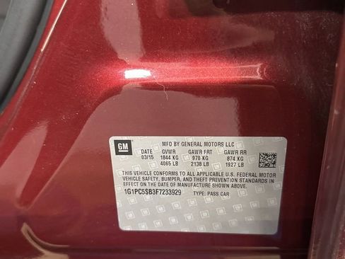 Used 2015 Chevrolet Cruze LT image 15