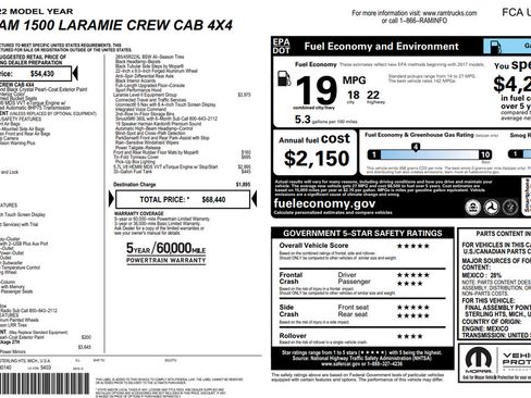 Used 2022 RAM 1500 Laramie AWD/4WD image 36