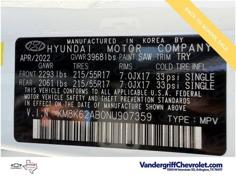 Used 2022 Hyundai Kona SEL FWD image 27