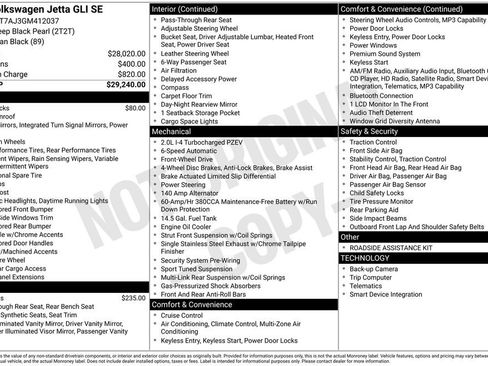 Used 2016 Volkswagen Jetta GLI SE FWD image 5