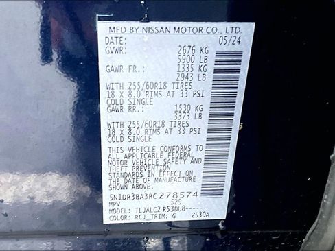 Used 2024 Nissan Pathfinder SV w/ Cargo Package image 17