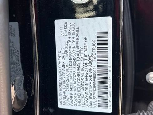 Used 2023 Honda Ridgeline RTL image 35
