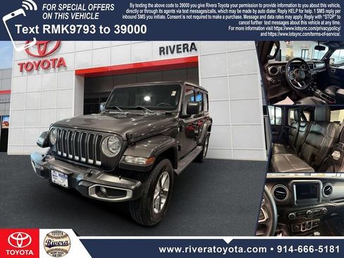 Used 2018 Jeep Wrangler Unlimited Sahara image 1