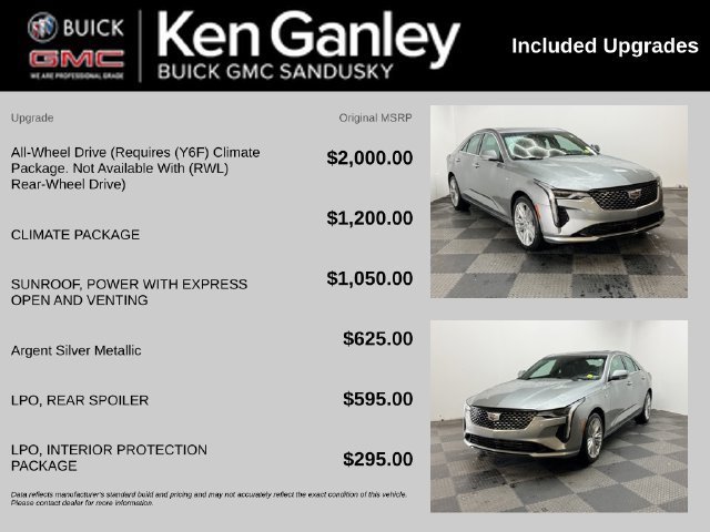 Used 2025 Cadillac CT4 Premium Luxury w/ Climate Package AWD/4WD image 5