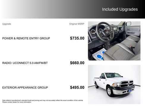 Used 2015 RAM 1500 Tradesman w/ Power & Remote Entry Group RWD image 5