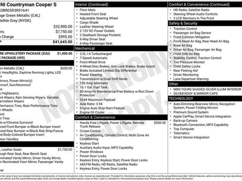 Used 2024 MINI Cooper Countryman S w/ Signature Upholstery Package FWD image 9