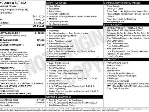 Used 2023 GMC Acadia SLT w/ Technology Package FWD image 2