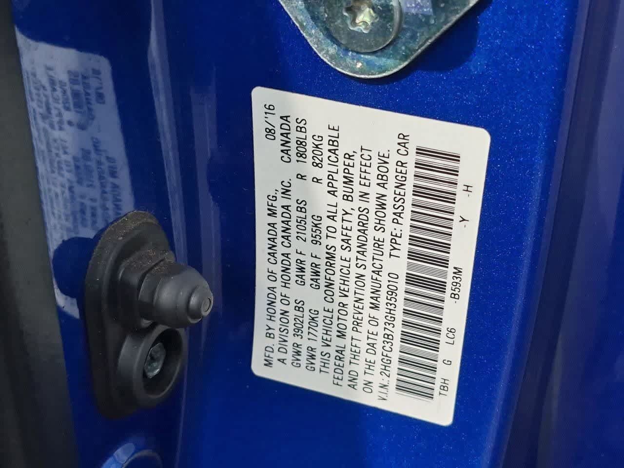 Used 2016 Honda Civic EX-L image 26
