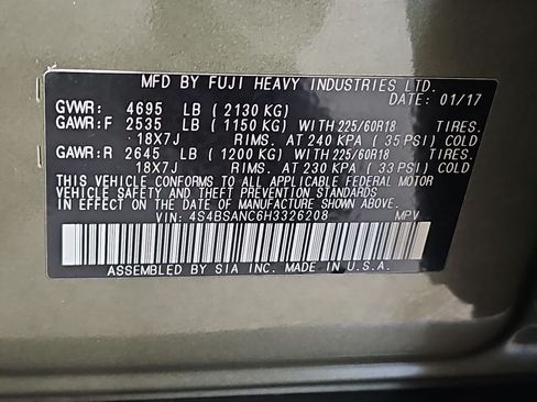 Used 2017 Subaru Outback 2.5i Limited AWD/4WD image 37