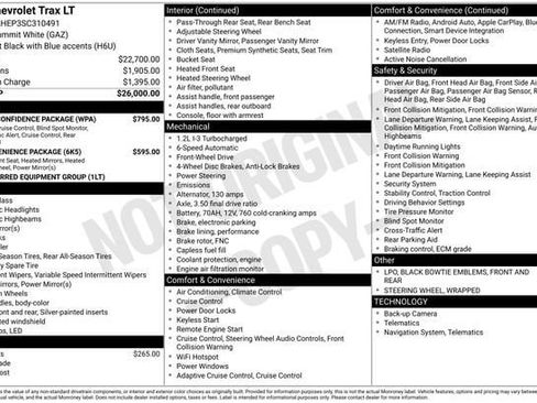 New 2025 Chevrolet Trax LT w/ Driver Confidence Package image 2