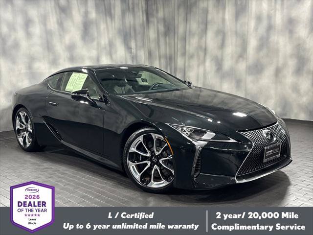 Certified 2020 Lexus LC 500 Coupe w/ Touring Package RWD image 1