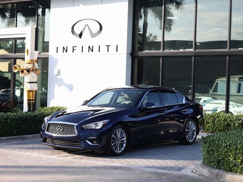 Certified 2022 INFINITI Q50 Luxe w/ Cargo Package image 1