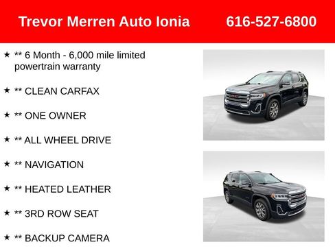 Used 2021 GMC Acadia SLT AWD/4WD image 7