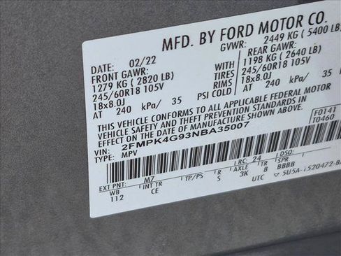 Used 2022 Ford Edge SE AWD/4WD image 15