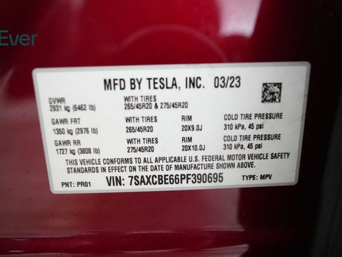 Used 2023 Tesla Model X Plaid AWD/4WD image 30