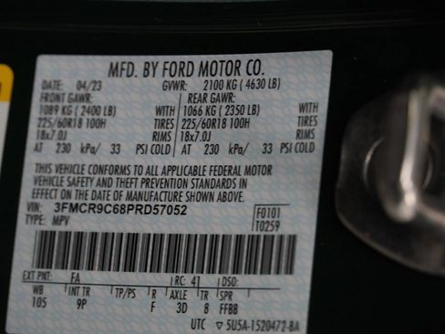 Used 2023 Ford Bronco Sport Outer Banks w/ Tech Package AWD/4WD image 55