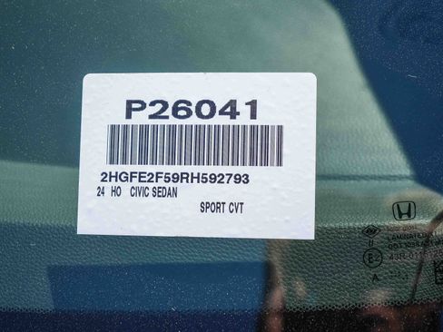 Certified 2024 Honda Civic Sport image 28