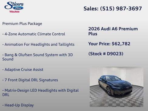 Used 2026 Audi A6 Premium Plus AWD/4WD image 8