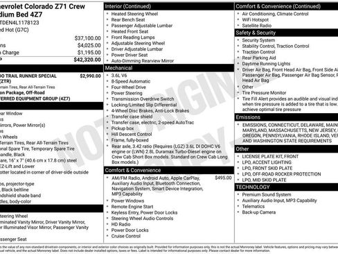 Used 2020 Chevrolet Colorado Z71 image 11