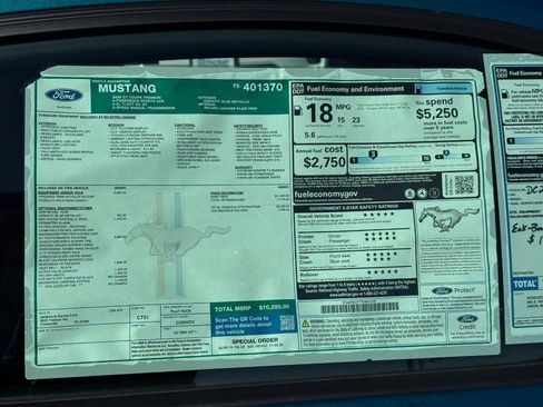 New 2026 Ford Mustang GT Premium w/ GT Performance Package image 7