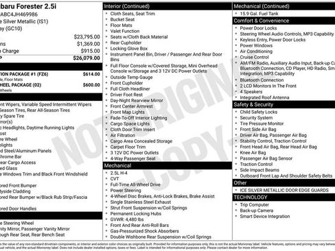 Used 2018 Subaru Forester 2.5i w/ Protection Package #1 image 7