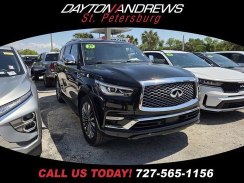 Used 2021 INFINITI QX80 Sensory w/ All-Season Package image 1